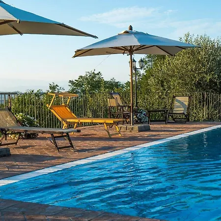 度假居 Historic With Tuscan Hills View