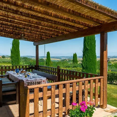 Historic With Tuscan Hills View 蒙塔约内